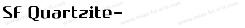SF Quartzite字体转换